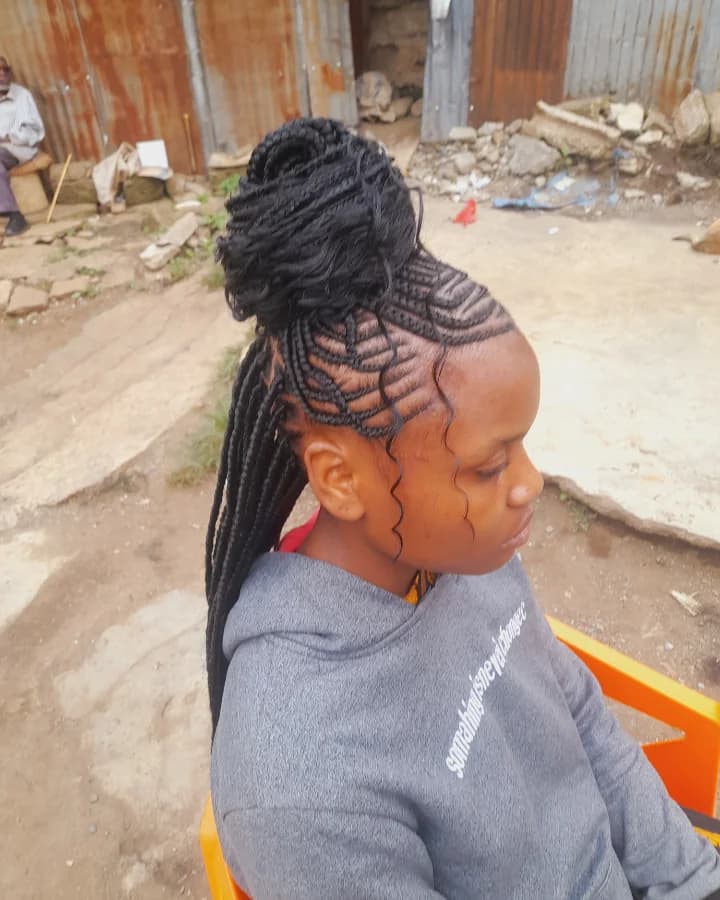 Black Braiding Hair for Knotless Braids